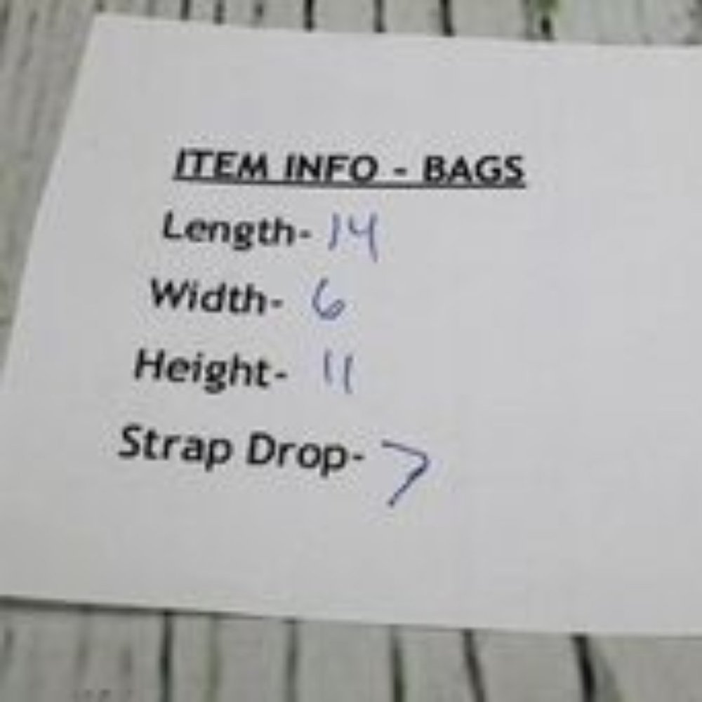 LL Bean Cream Navy Women's Cotton Canvas Hand Bag - Picture 8 of 8